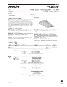 Spec Sheet - Juno Lighting Group