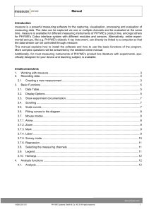 Manual - Grundpraktikum Physik