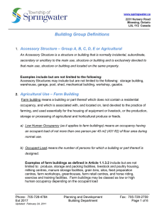 Building Group Definitions