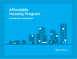 Housing Gap Assessment