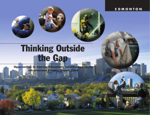 Thinking Outside the Gap - Infrastructure Strategy