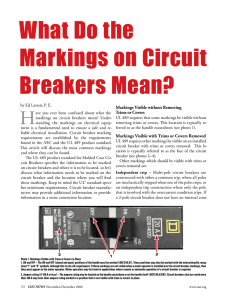 What Do the Markings on Circuit Breakers Mean?