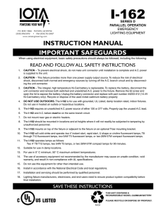 important safeguards instruction manual
