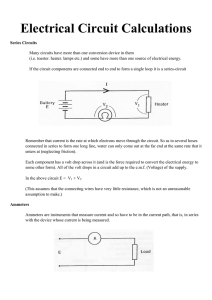 Electrical Circuit Calculations