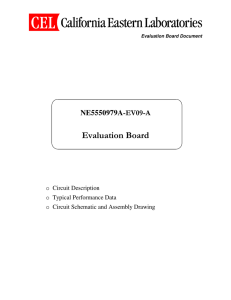 Evaluation Board for 900MHz applications - NE5550979A