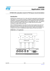 STMAV340 evaluation board and PCB layout recommendation