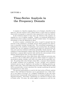 Time-Series Analysis in the Frequency Domain