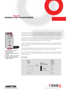 manual step transformer