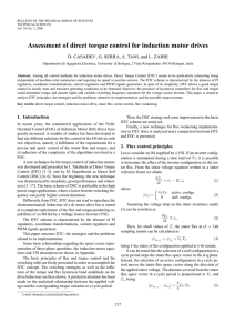 Assessment of direct torque control for induction motor drives