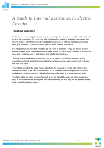 A Guide to Internal Resistance in Electric Circuits