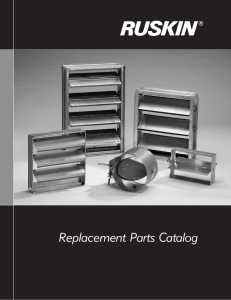 Replacement Parts Catalog