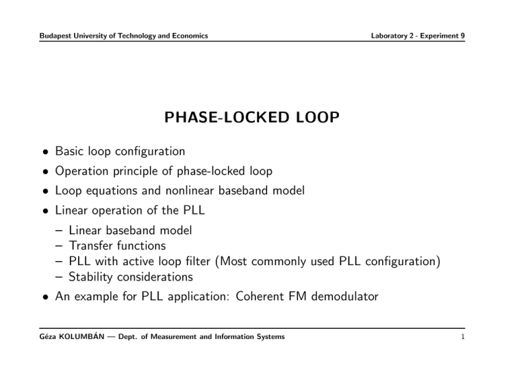 PHASELOCKED LOOP