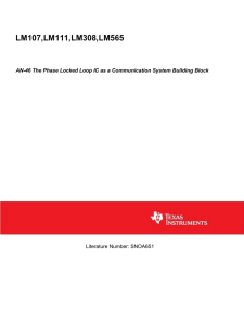 AN-46 The Phase Locked Loop IC as a