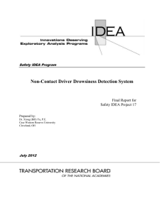 Non-Contact Driver Drowsiness Detection System