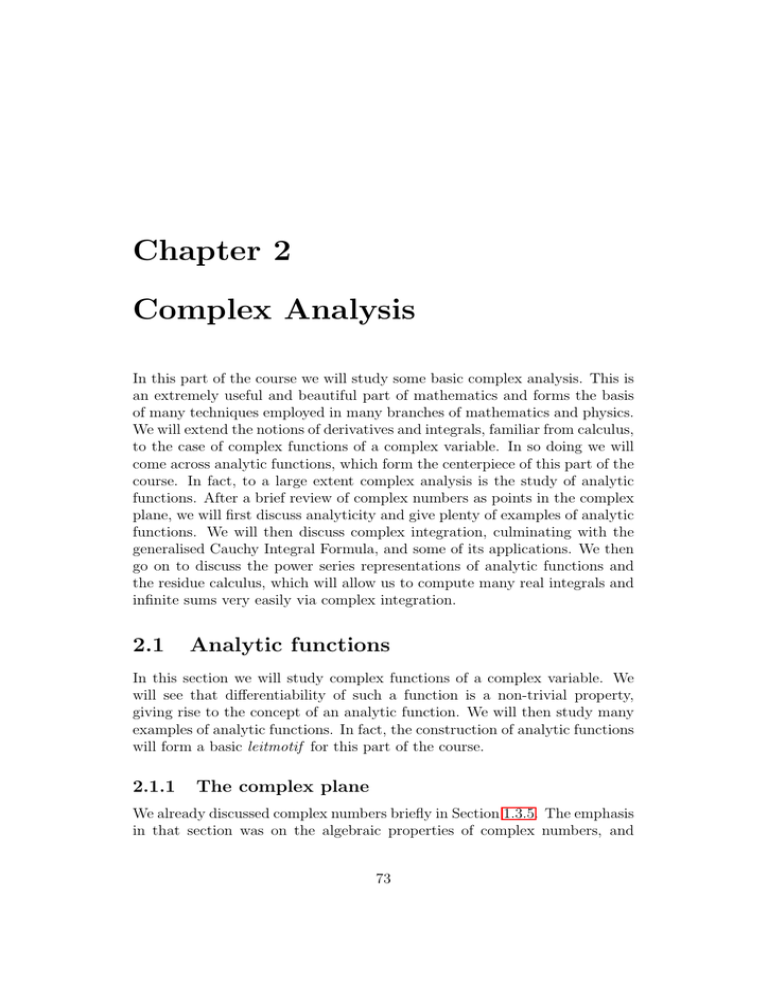 complex analysis research paper pdf