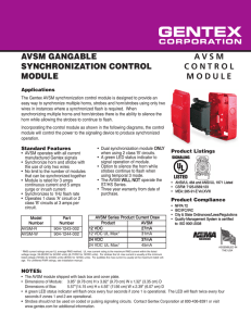 AVSM Control Module