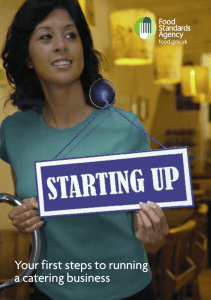 Starting up: Your first steps to running a catering business