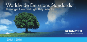 Worldwide Emissions Standards Worldwide Emissions