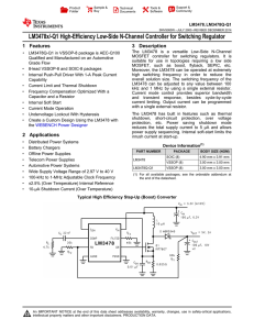 LM3478/478Q High Efficiency Low-Side N