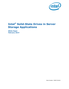 SSD – Intel® Solid State Drives