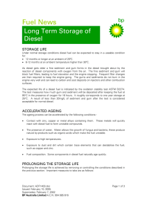 Long Term Storage of Diesel