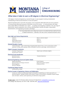 What does it take to earn a BS degree in Electrical Engineering?