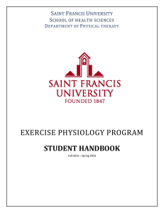 exercise physiology program