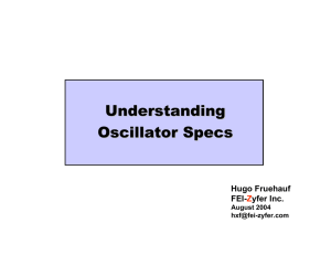 Understanding Oscillator Specs