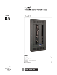 I-Line Circuit Breaker Panelboards