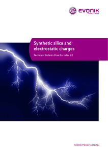Synthetic Silica and Electrostatic Charges
