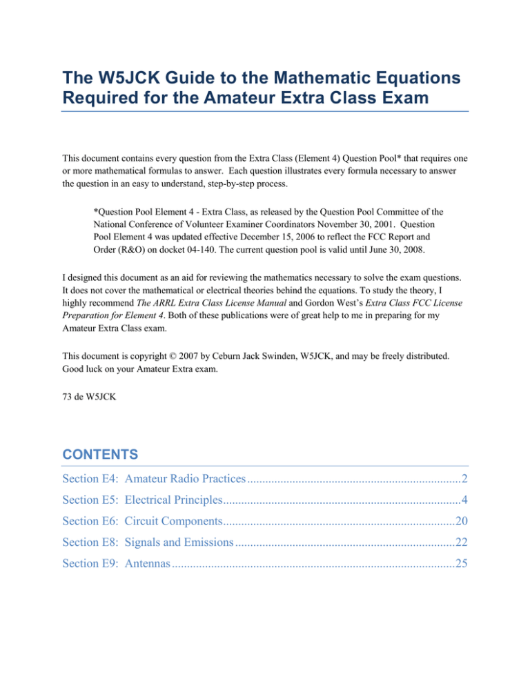 practice amateur extra class exam