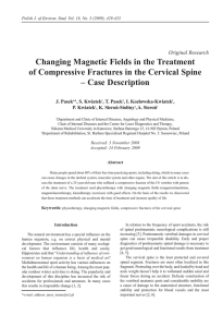 Changing Magnetic Fields in the Treatment of Compressive