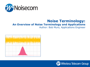 Noise Terminology