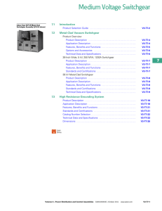 Medium Voltage Switchgear