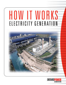 ELECTRICITY GENERATION - Ontario Power Generation