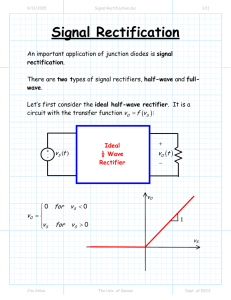 Signal Rectification