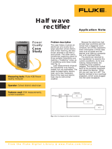 Half wave rectifier