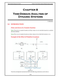 Chapter 8 Time-Domain Analysis of Dynamic Systems