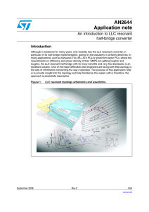 An introduction to LLC resonant half