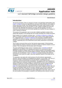 LLC resonant half-bridge converter design guideline