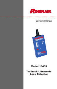 Model 16455 TruTrack Ultrasonic Leak Detector