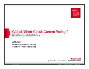 Global “Short-Circuit Current Ratings”