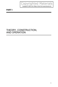 THEORY, CONSTRUCTION, AND OPERATION