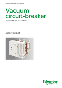 Vaccum circuit-breaker(selection list)