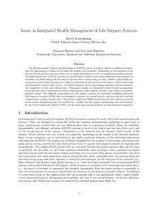 Issues in Integrated Health Management of Life Support Systems