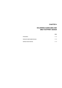 chapter 4 soldering guidelines and smd footprint design