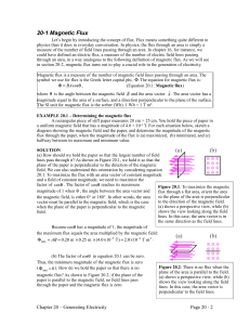 20-1 Magnetic Flux