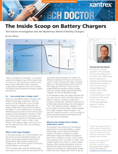The Inside Scoop on Battery Chargers