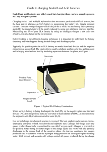 Guide to charging Sealed Lead Acid batteries