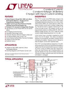 LT1511 - Constant-Current/ Constant